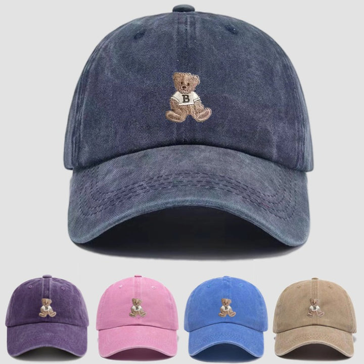 Gorra de Béisbol Estilo Trucker Grande para Mujeres y Hombres - Botón Ajustable de Oso (D/L/N/O/P) - Gorra de Invierno Transpirable, Opciones Multicolor (Rosa/Azul/Durazno/Beige/Marino) para Casual y Oficina - Ajuste Unisex