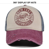 Gorra de Béisbol de 6 Paneles con Letras de Grafiti - Visera Ancha/Curvada, Diseño Perforado y Lavado, Gorra Redonda Ligera para Uso Casual, Eventos y Estilo (Moda Urbana)