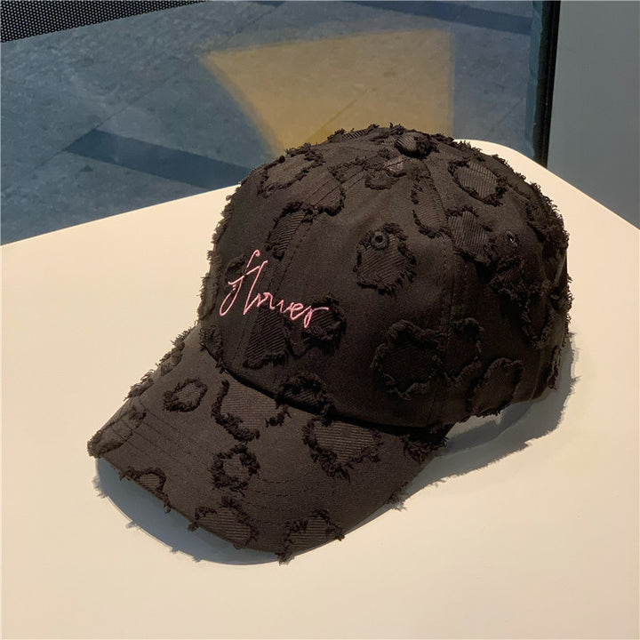 Gorras de béisbol con letras bordadas de estilo coreano de primavera y verano adecuadas para hombres y mujeres Sombrero de pico de pato