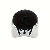 Juego de 1/2 Gorras de Béisbol Esenciales para Hombres y Mujeres - Letra Única, Elemento de Llama, Estilo Clásico, Ajustables, Adecuadas para Senderismo al Aire Libre, Camping, Escalada, Jugar al Balón, Actuaciones en la Calle, Eventos de Halloween, etc
