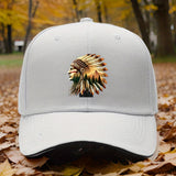 1 sombrero ajustable para camioneros con diseño de plumas de indígenas americanos - Transpirable, alta calidad, sombrero deportivo para golf, senderismo, camping, viajes y ciclismo - Unisex, estilo casual, negro, sombrero deportivo al aire libre | Accesor