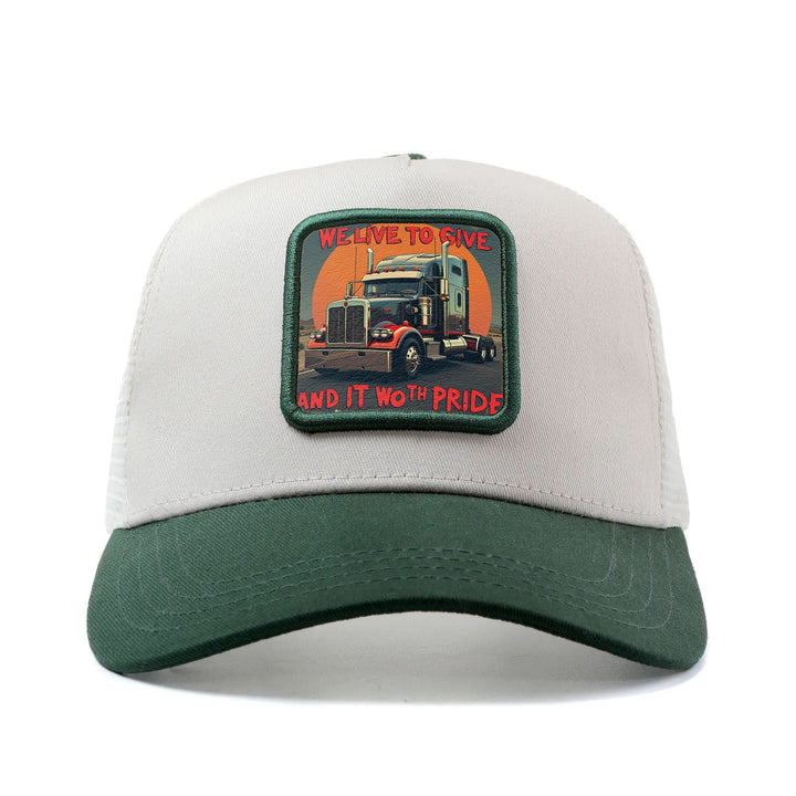 Gorra de Camionero Retro para Hombres y Mujeres - Cierre Ajustable Snapback, Parte Trasera Transpirable con Diseño Semi-Camión 18 Ruedes e Inscripción PETERBILT 359: Gorrita Ligara Ideal Para Conductores De Trucks Uso Casual Y Al Aires Libre (Una Talla Se
