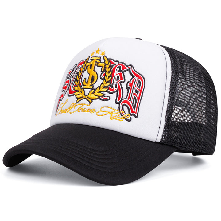 Gorra de béisbol para hombre Twostyles con logo bordado, ajustable con cierre trasero, poliéster transpirable, estilo urbano para ocasiones casuales y formales, gorra casual, gorra con logo, accesorio duradero