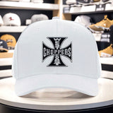 1 gorra fresca con estampado de West Coast Choppers, tejido ligero de poliéster, construcción ligera, gorra de pesca adecuada para todos los géneros, duradera para uso en las cuatro estaciones, ideal para aventuras de moda urbana