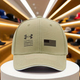 1pc Gorra Clásica Unisex de Verano y Otoño - Gorra Snapback Negra Transpirable Under Armor para Exteriores, Camping, Baile Callejero, Running, Fitness, Uso Casual y Regalo Versátil