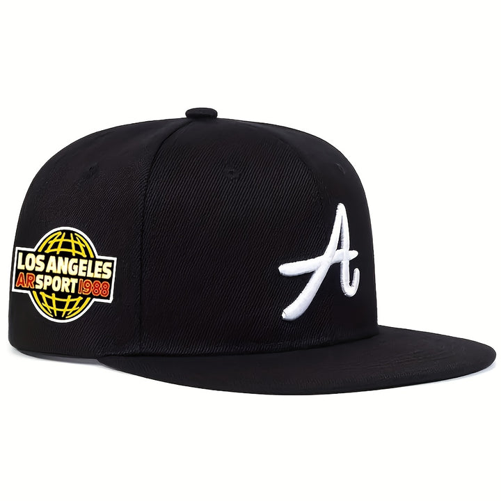 1 gorra de béisbol bordada con fuente gótica para hombre, sombrero casual para exteriores, ideal para uso diario y en la calle en todas las estaciones, Sombrero para Exteriores,Uso para Todas las Estaciones,Sombrero Elegante,Moda Urbana,Gorra Ligera,Co...