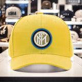 1 Gorra de béisbol con logo INTER y diseño 1909 - Poliéster ligero, ajustable con cierre a presión, visera curva, lavable a máquina, unisex para hombres y mujeres, perfecta para uso diario y eventos, gorra de béisbol