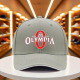 1 Gorra de Béisbol Joe Weider's Olympia - Ligera y Ajustable, para Gimnasio, Deportes, Halloween, Acción de Gracias - Gorro Casual Atlético para Hombres y Mujeres
