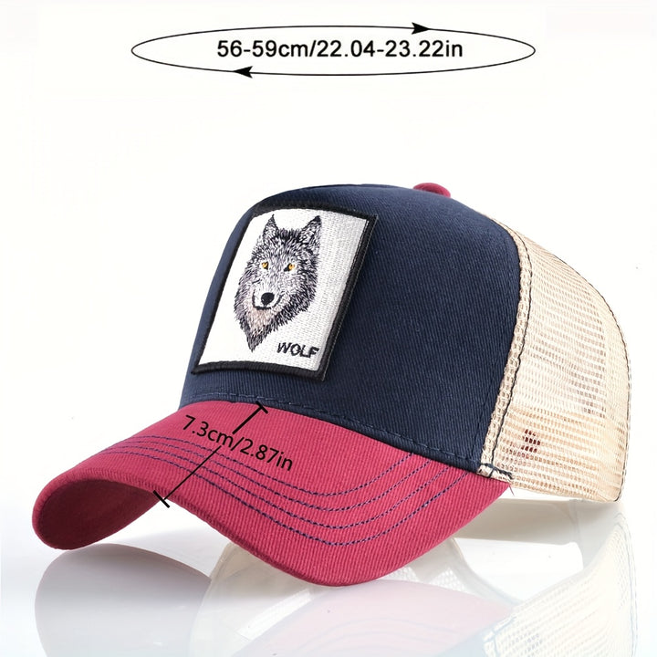 Gorra de verano transpirable para hombre Deportes al aire libre casual Bordado Animal Gorra de béisbol para hombres y mujeres Hip Hop