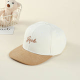 1pc Gorra de béisbol para niños, estilo primavera y otoño, 3-7 años, moderna y versátil, gorra de pato