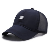 Gorra de Béisbol para Hombre, Ajustable, de Tela Mesh Respirable, Azul Marino, Gorra Casual para Atire Casual y Actividades al Aire Libre