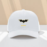 1pc Gorra Unisex de Poliéster con Estampado DC Bat, Ajustable Snapback para Protección Solar, Deportes al Aire Libre y Uso Casual, Lavable a Máquina, Regalo de Cumpleaños/Navidad/Día Festivo, Diseño Animado, Accesorio Duradero