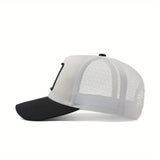 Gorra de béisbol unisex con malla trasera, gorra de pesca ajustable estilo camionero, diseño de cerdo leyendo periódico en el baño, gorra de verano transpirable para exteriores, estampado hip hop y anime