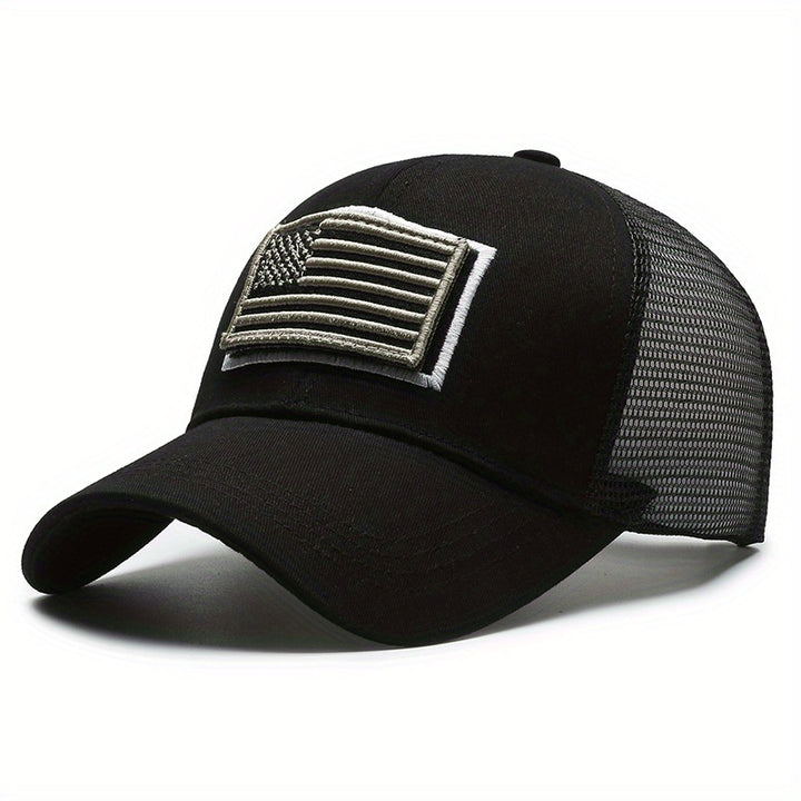 Gorra de béisbol con diseño de camuflaje de bandera estadounidense, para deportes al aire libre y senderismo, para mujeres y hombres