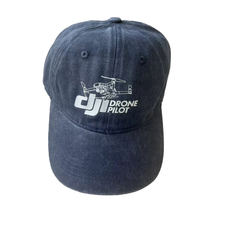Gorra de béisbol con logo blanco y negro de DJI, ajustable, estilo callejero de alta calidad para hombres, lavable en máquina, gorra de béisbol ajustable | Gorra con logo | Equipo de cabeza duradero