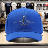 1pc Gorra de Piloto para Hombres y Mujeres - Diseño con Avión &amp; Cola del Aeroplano, Poliéster Ligero Resistente a Arrugas, Sombrillo Todo Clima al Aire Libre para Entusiastas de la Aviación, Pilotos, Eventos Casuales e Formales - Regalo Para Pilot (/Gris/