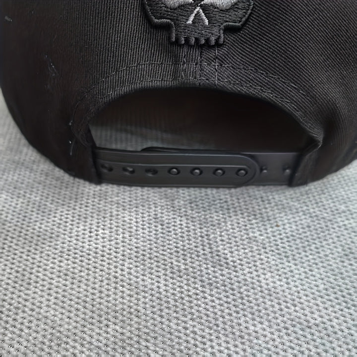 Gorra de béisbol bordada para hombre y mujer con diseño de visera - Snapback ligero y ajustable, comodidad para todas las estaciones, con bordado naranja, atuendo casual versátil para exteriores y uso diario, sombrero para exteriores, diseño divertido, so