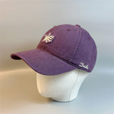 Nueva gorra de béisbol bordada para todas las estaciones, elegante sombrero de sol unisex para exteriores, versátil sombrero de pato para parejas.