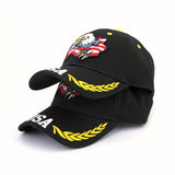 Nueva Llegada Gorra de Béisbol con Bandera Americana, Unisex, Alta Calidad para Deportes al Aire Libre, Seis Paneles Puros y Correa Regulable