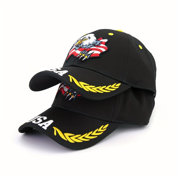 Nueva Llegada Gorra de Béisbol con Bandera Americana, Unisex, Alta Calidad para Deportes al Aire Libre, Seis Paneles Puros y Correa Regulable