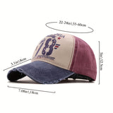 Gorra de Béisbol Retro Versátil con Estampado 78 para Parejas, Visera Deportiva Casual al Aire Libre y Fiesta, Ala Curva