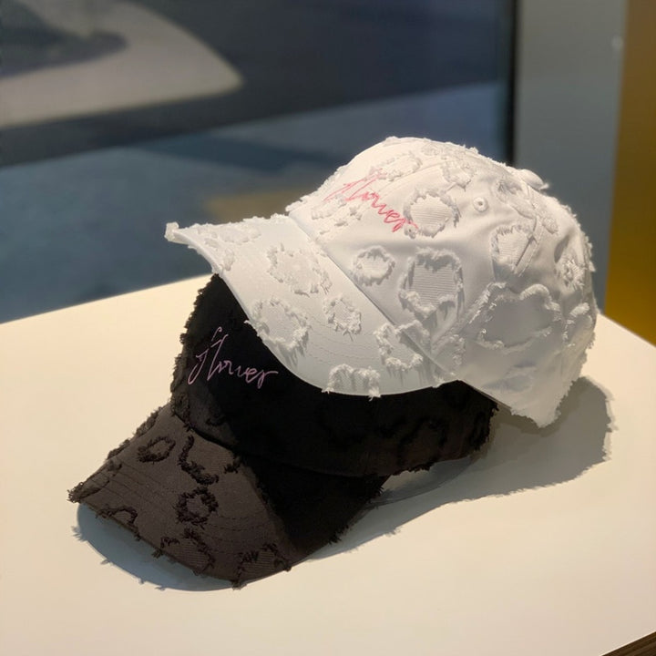 Gorras de béisbol con letras bordadas de estilo coreano de primavera y verano adecuadas para hombres y mujeres Sombrero de pico de pato