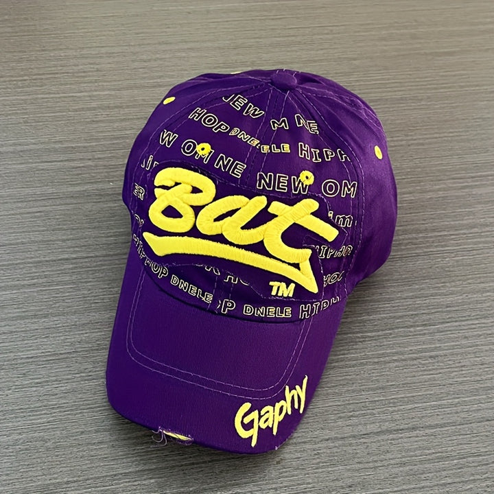 Gorra de béisbol nueva primavera con parche bordado tridimensional y letras, gorra de sol para hombres y mujeres al aire libre, tendencia