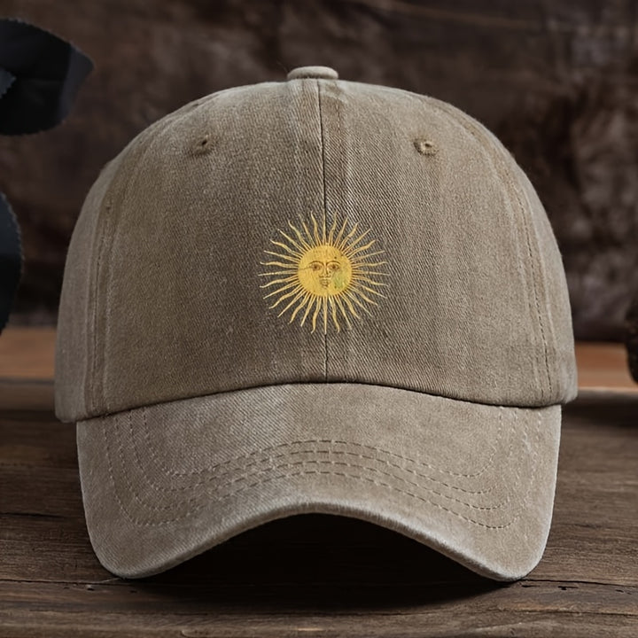 Gorra de béisbol patriótica para hombre - Negro con costura dorada, ajustable con cierre, ligera poliéster, perfecta para actividades al aire libre, ropa de cabeza patriótica | Gorra ajustable con cierre | Equipo de cabeza duradero