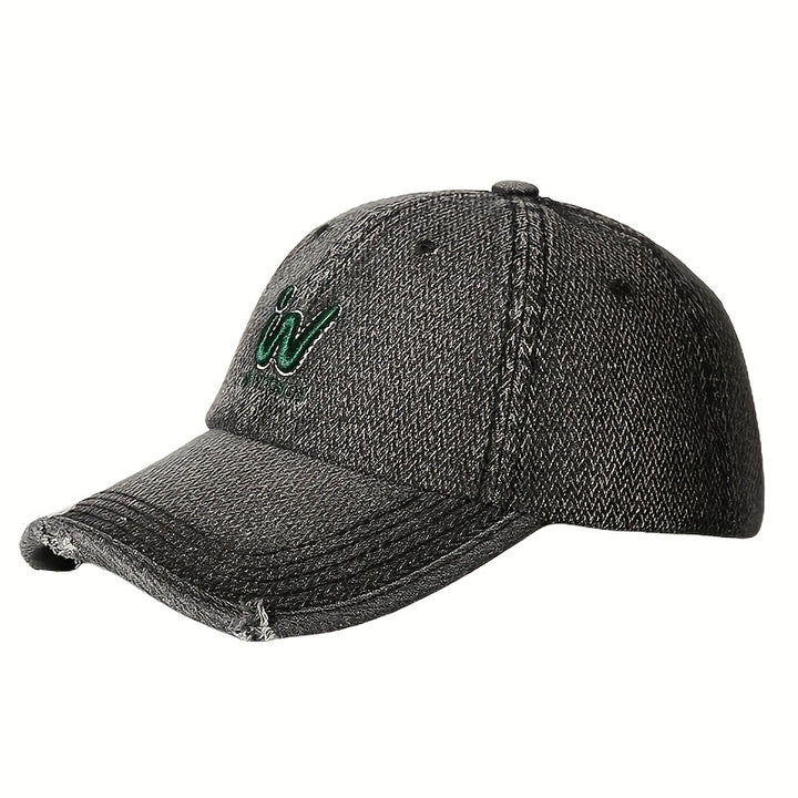 Gorra de Béisbol Unisex Estilo Coreano con Bordado Simple y Visera Suave para Primavera/Verano