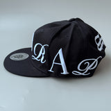 Gorra de Béisbol Ligera Bordada para Hombre con Letras - Gorra Ajustable Snapback Estilo Urbano en Blanco y , Lavable a Mano para Atuendo Casual Hip-Hop