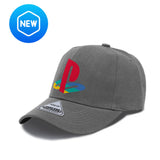 1 gorra de béisbol con logo oficial PlayStation - Ajustable Snapback, ligera y transpirable en poliéster para hombres & mujeres, ¡cómoda todo el año! Diseño exclusivo PS ideal al aire libre o fiestas. Regalo perfecto gamers (licencia original). Estilo uni
