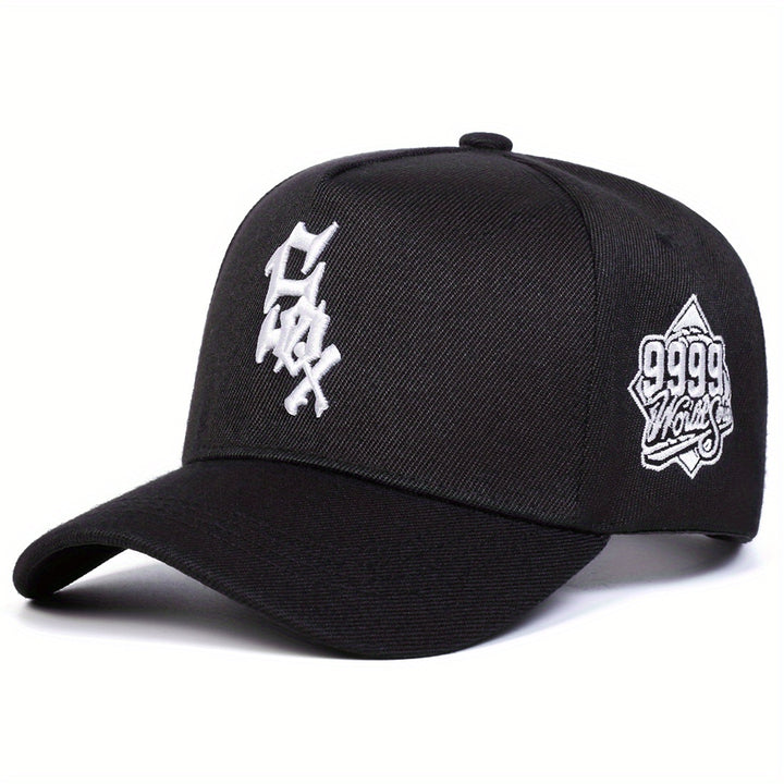 Gorra de Béisbol para Hombre SOX con Letras, Gorra de Cinco Paneles Ajustable y Casual para Exteriores, Ideal para Primavera Otoño, Viajes y Vacaciones en la Playa
