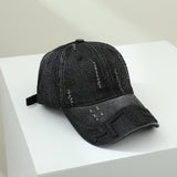 Gorra de Béisbol Unisex Retro Lavada en Denim, Gorra Trucker Ajustable, Regalo Perfecto para San Valentín