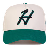 1 Gorra de béisbol de 5 lados con letra H para hombre, ajustable para verano, ideal para conductores de camiones, uso casual al aire libre, primavera, otoño, viajes y playa.