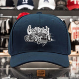 1 gorra fresca con estampado de Gas Monkey Garage, tejido ligero de poliéster, diseño ventilado, gorra de pesca adecuada para todos los géneros, absorbe la humedad, diseño sin estación, ideal para aventuras de mochilero