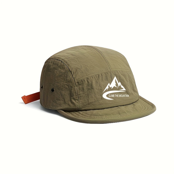 Gorra de Béisbol Semi-Malla Transpirable para Hombre y Mujer, Visera Curva, Secado Rápido, Ideal para Camping al Aire Libre en Verano