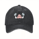 Gorra Retro de Anime Demon Slayer Inosuke Nezuko para Hombres y Mujeres, Estilo Desgastado Snapback, Ideal para Exteriores o Regalo