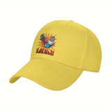 Gorra de béisbol ajustable 'Déjalo suceder' - Ligera, transpirable gorra de sol de poliéster con borde curvo para hombres y mujeres, visor de moda Y2K, ideal para golf y uso casual, gran regalo de vacaciones/día del cumpleaños