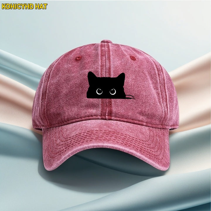 1 gorra ajustable unisex de camionero con logo de oreja negra y ribete blanco - Gorra ligera y transpirable para senderismo, running, ciclismo y uso casual - Gorra de papá con punta gris (opción de 2 piezas disponible)