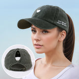 1 Gorra de Béisbol Bordada con Letras "Love Letter" para Uso Casual Diario