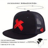 Una gorra de béisbol bordada para hombre ajustable, adecuada para actividades al aire libre, protección solar y uso casual durante la primavera y el otoño, perfecta para viajes, salidas a la playa y fiestas.