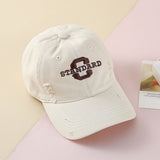 1 Gorra de béisbol 'y' - Gorra snapback ligera y transpirable con letras bordadas en 3D, corte estructurado para niños y niñas, conjunto para fiesta de cumpleaños