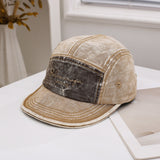 Gorra de béisbol de 5 paneles para hombre y mujer - Sombrero estructurado resistente con diseño de 5 paneles, ligero y transpirable para deportes al aire libre, ropa casual de calle, sombrero casual, estilo retro de pico de pato, equipo de cabeza duradero