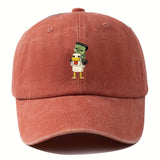 Gorra de béisbol ajustable para niños y niñas - Ligera, lavable en máquina, estilo hip-hop con diseño de personajes de dibujos animados, perfecta para acampar al aire libre, viajar, fiestas y uso casual, gorra casual | Gorra de personajes de dibujos anima