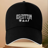 Una gorra de béisbol con el icónico logotipo de la banda de rock LED ZEPPELIN, diseñada con un estético eterno. Esta elegante gorra de viaje es ajustable, adecuada para todos los géneros y perfecta para usar en cualquier época del año, semejante a una gor