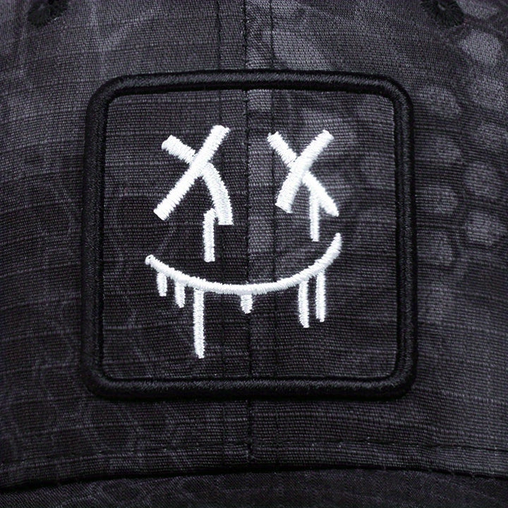 Tela. 2025 Nuevo Gorro de Béisbol Deportivo para Hombre - Snapback Ajustable, Estilo Casual con Diseño Gráfico Elegante, Béisbol. Tela.