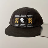 Gorra de Béisbol Rojo Vino para Hombres y Mujeres - Gorra Ligera Ajustable con Diseño Yin-Yang & León, Símbolos Ocultistas, Texto Occultista - Accesorio Urbano Gótico Hip-Hop