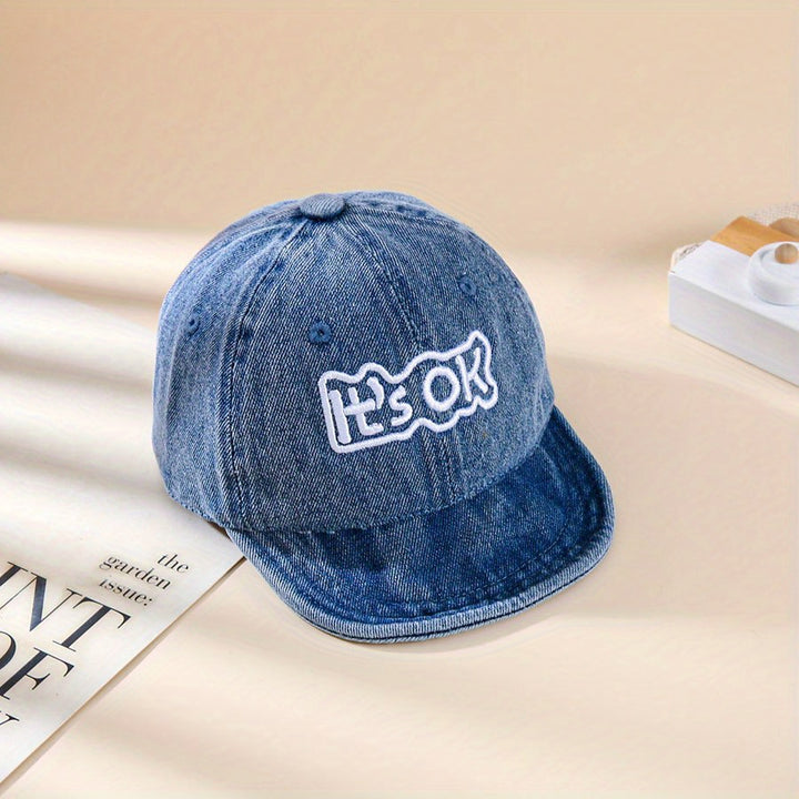 Un gorro de béisbol para bebés, ideal para primavera y otoño, elegante para niños y niñas de 5 a 24 meses, sombrilla para protegerse del sol.