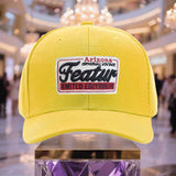 Gorra de béisbol ligera y transpirable para hombre FEATUR - Gorra ajustable con cierre de clic para papá con diseño original de Arizona, azul suave lavado para actividades al aire libre, regalo del Día del Padre y ropa casual, gorra de béisbol, ropa de ca