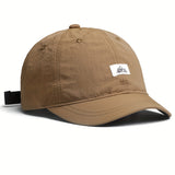 1 Gorra de béisbol con logo ESPT para hombre y mujer - Gorra ligera, transpirable y de secado rápido con letras ESPT llamativas, ajuste ajustable, visera curva y ala estructurada para deportes al aire libre, sombrero para viajes casuales (//Gris/Azul Mari